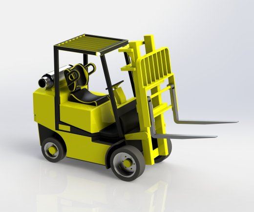 叉车3D缩略图